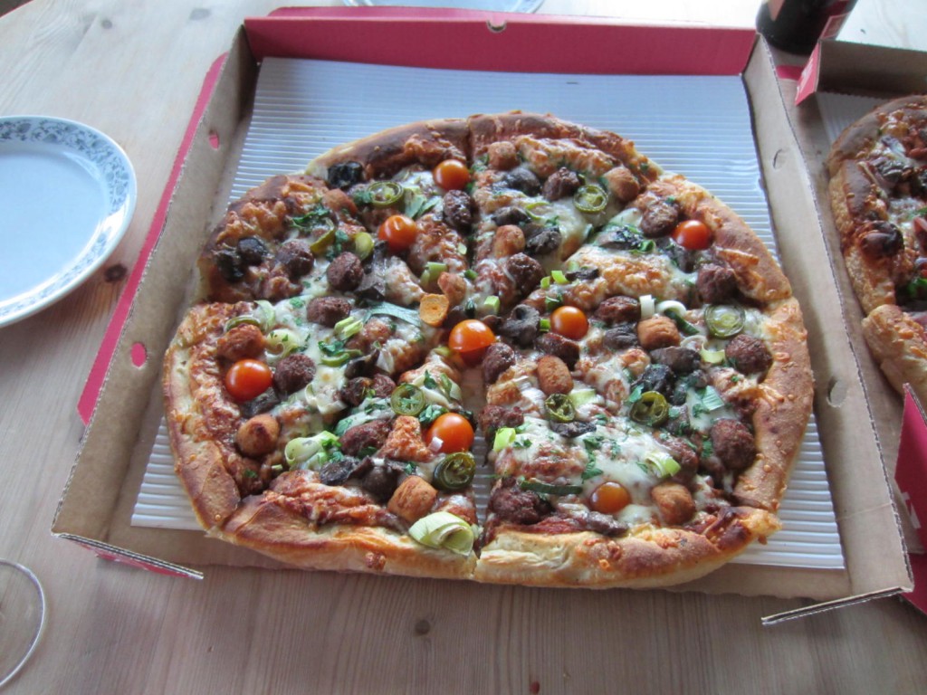 Akslerasjonsmodifisert pizza