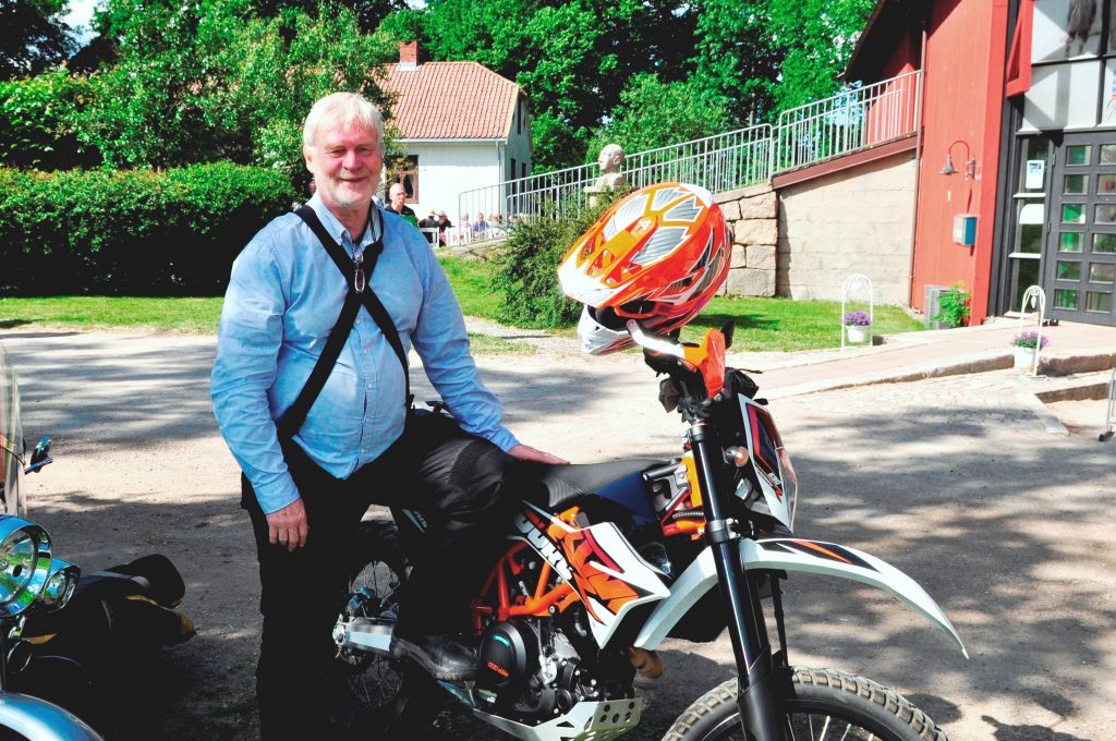 Sigmund Aunan, tar sikte på en tilværelse som en ekstrempensjonist, rundt i verden på motorsykkel. 